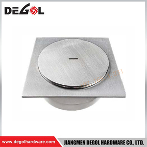 XG-320BD3 Wire Drawing 304 Stainless Steel 2.0 MM Thickness Floor Drain for Bathroom Kitchen